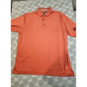 FootJoy Biltmore Golf Polo Shirt Performance Stretch Pink XXL